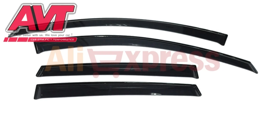 

Deflectors case for Chevrolet Captiva 2006- 1set\4pcs styling wind window deflector guard auto vent visor rain guards cover
