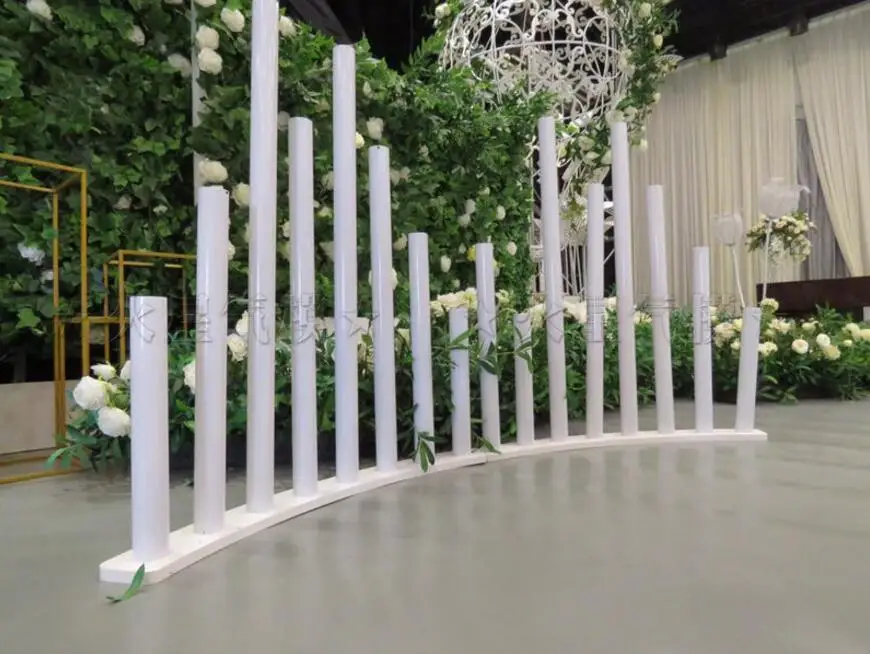 

High and Low Round Pipeline Introducing Chinese Wedding Decorations Screen Arch Wedding Projects New Iron Decorations
