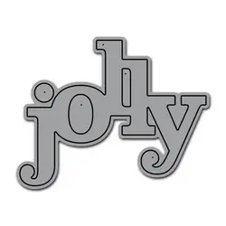 Уfurty стежки «jolly» письмо металл резка умирает трафареты для DIY Скрапбукинг альбом бумага карты декор ремесло тиснение Новый