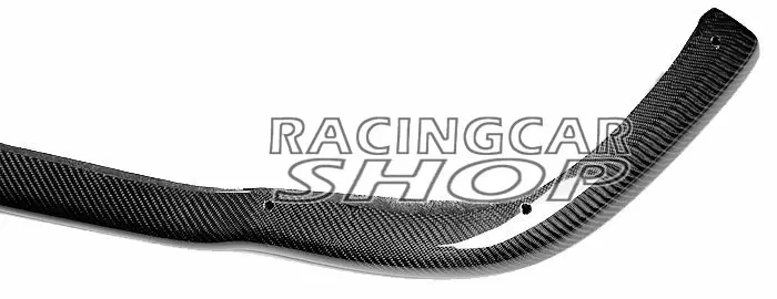 Real CARBON FIBER Front Bumper Lip Spoiler for Mercedes Benz E-Class W211 E320 E350 E550 2007-2009