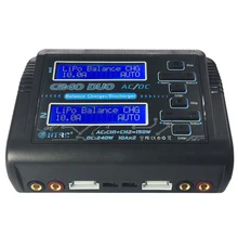 Top Deals HTRC C240 DUO AC 150W DC 240W Dual Channel 10A RC Balance lipo battery Charger