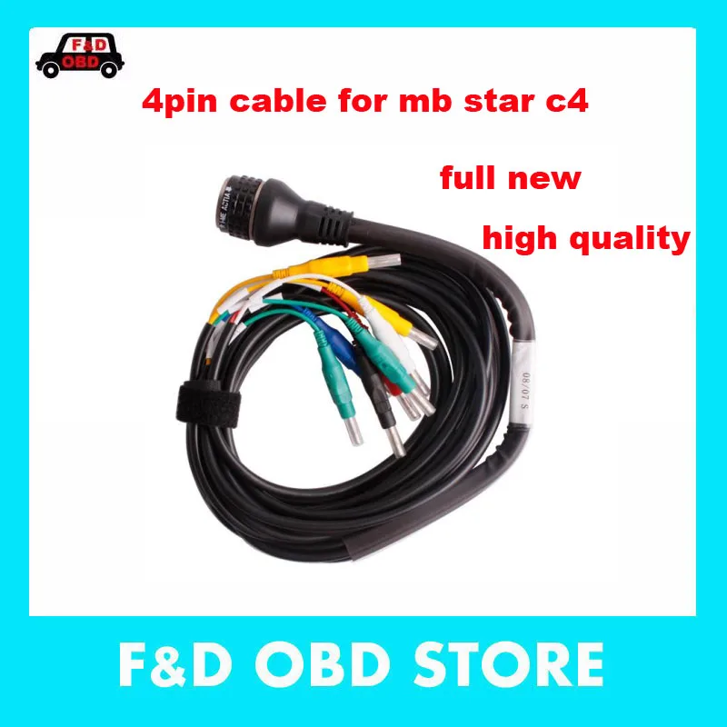 

Super Quality Mbc4 Star Diagnosis 4 Pin Main Cable for Mb Star C4 Sd Connect Sd Connect Compact-4 connector