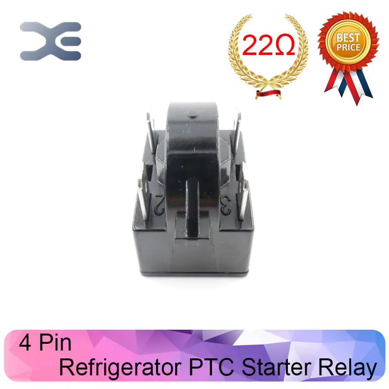 PTC 4PIN mz94-22ohm Стартер Части Дисплей холодильник Интимные аксессуары холодильник реле стартера ремонт Холодильники