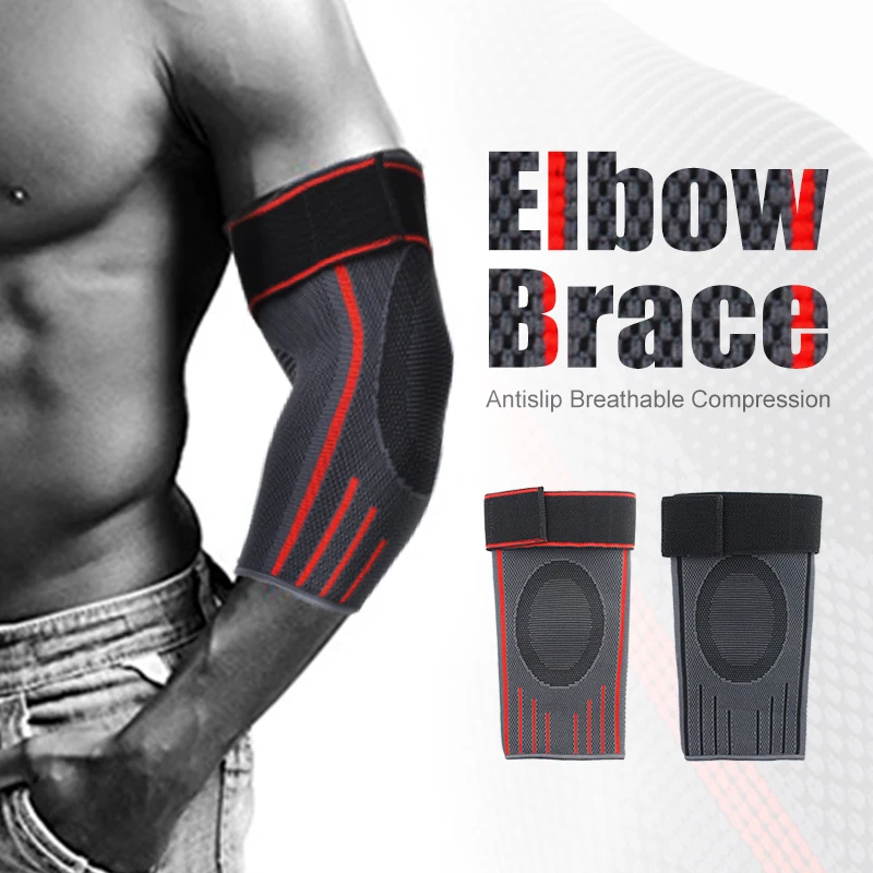 

1 Pair Fitness Elbow Brace Compression Support Sleeve Elbow Support for Women and Men Weightlifting Arthritis Volleyball Tennis