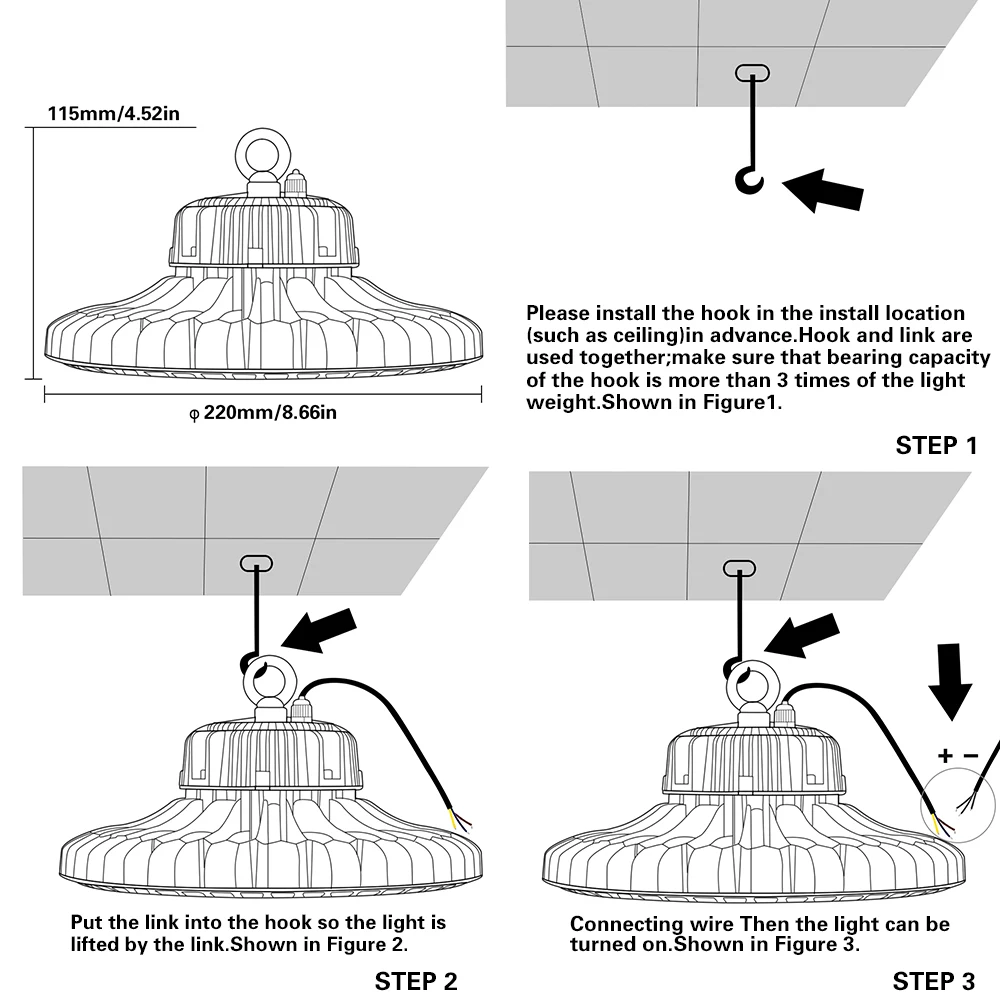4pcs Ufo High Bay Led Lights, 70w 120w 150w 200w Outdoor Industrial Metal Halide Ballast Wiring Diagram High Bay Light Wiring Diagram