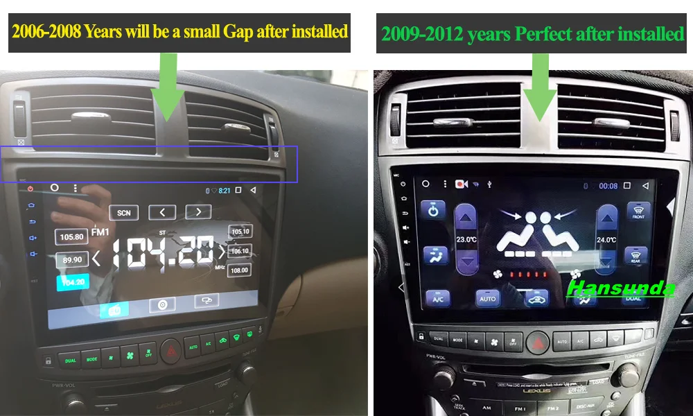 Sale Free maps of Russia! 9inch big screen Android 7.1 Car Multimedia GPS Navigaton Video Radio Player in dash for Lexus IS200 IS220 0