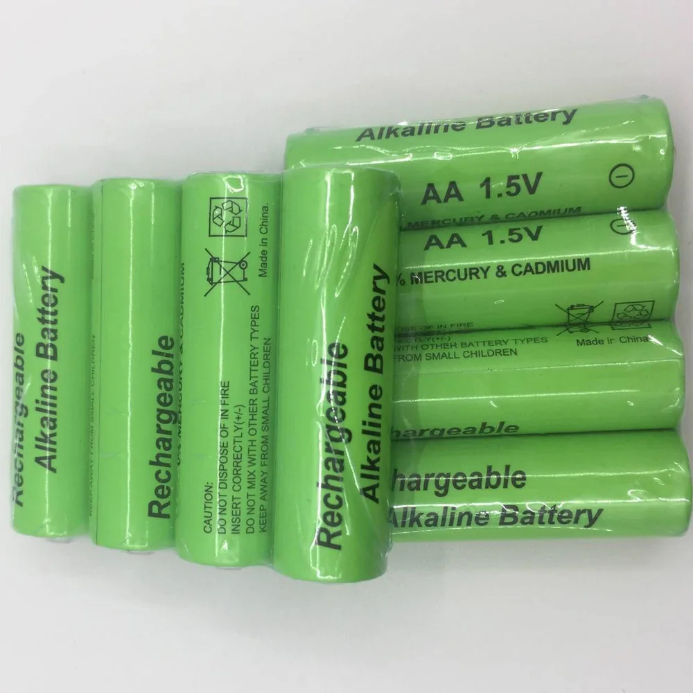 SORAVESS 2-8 шт 1,5 V перезаряжаемый AA аккумулятор 14500 mAh щелочные батареи для часов игрушки фонарик пульт дистанционного управления камера