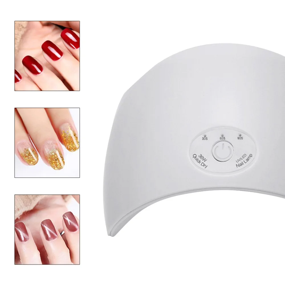

Portable 36W Mini UV 12 LED Lamp USB Charging Sensor Gel Polish Curing Machine Nail Dryer Timer 30s/60s/90s2019
