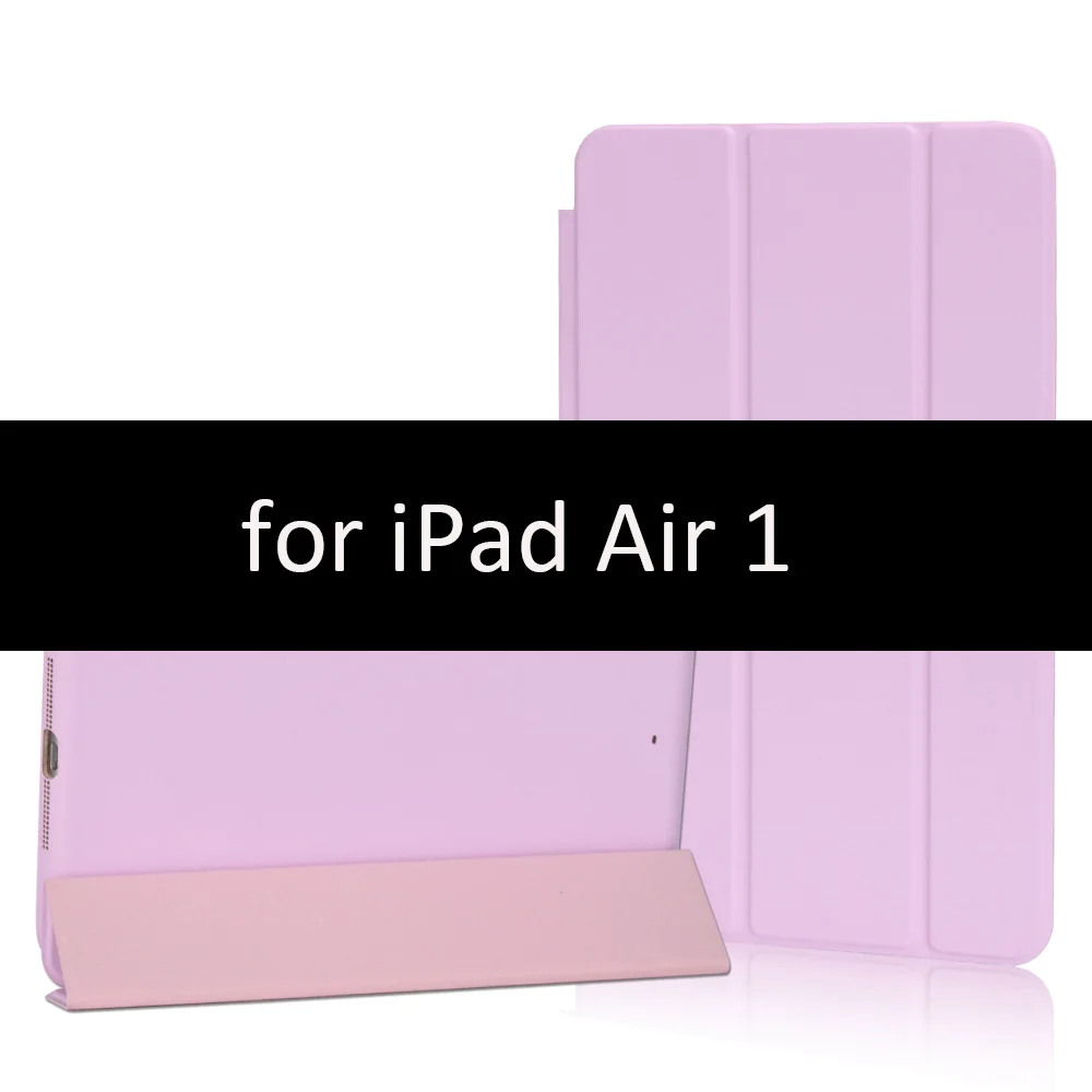 Для ipad air Чехол, GOLP pu кожаный смарт-чехол для ipad air 1, чехол-подставка для ipad air 2, Funda флип-чехол s для ipad air 1 2 - Цвет: Pink-1