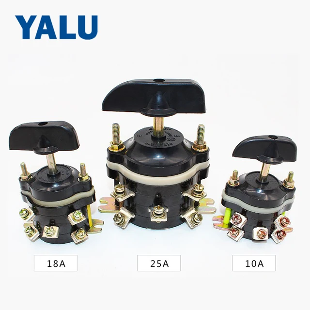 Electric Tricycle Reverse Gear Switch Rickshaw Combination forward,backward and stop three way switch 10A 18A 25A DPDT switches 2
