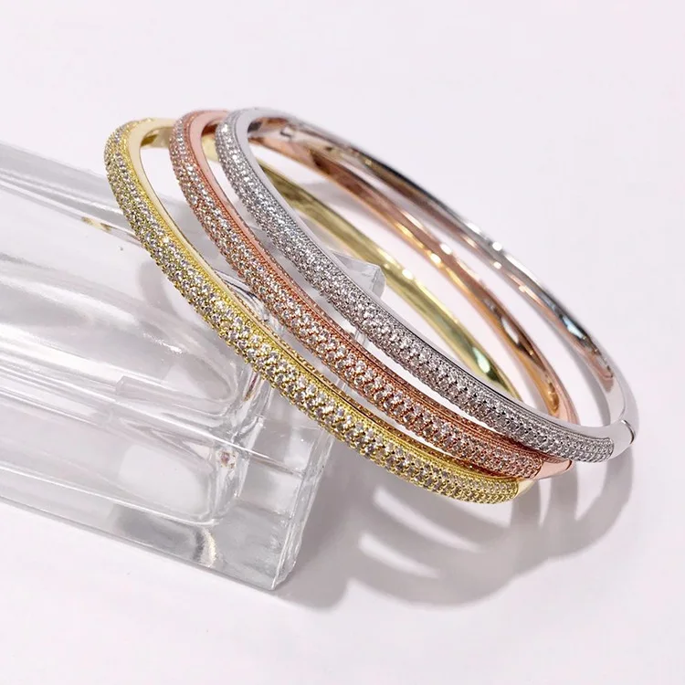 

Delicate Tyme Carter Bracelets&Bangles Titanium Steel Bangle Fine Jewelry For Women Vacuum Plating Bangle Top Quality gift