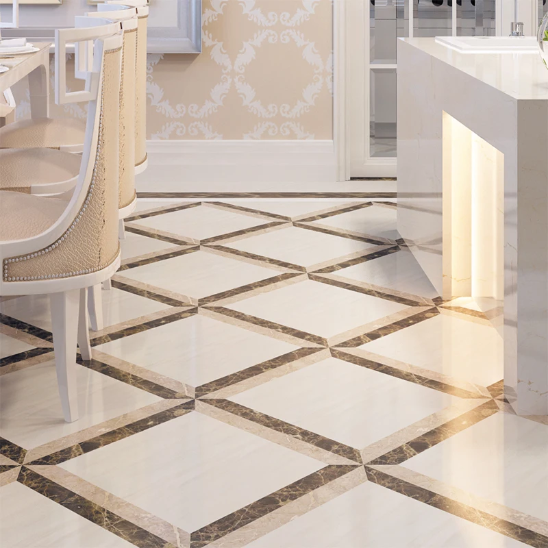 

5x500cm Diy Self Adhesive Kitchen Ceramic Sticker Waterproof Anti-Moisture Pvc Sticker Floor Border Tile Sticker