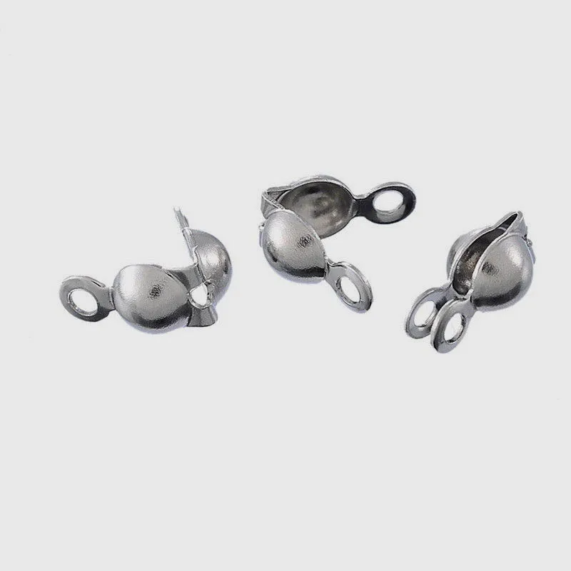 Stainless Steel Ball Chain Connector Clasp Hooks Fit 1.5mm 3.2mm Ball