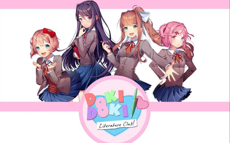 Doki Literature Club косплей реквизит Моника брелок Нацуки сайори Yuri акриловый брелок подарки на Рождество Хэллоуин