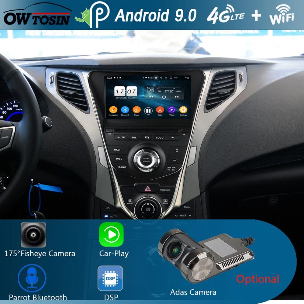 8 Ips 1280 7p 8core 4g 64g Rom Android 9 0 Car Dvd Player For Hyundai Azera Grandeur Hg I55 11 12 Dsp Radio Gps Parrot Bt Car Multimedia Player Aliexpress