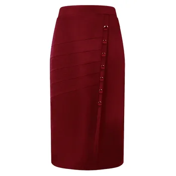 

Lolita Faldas Skirts Cotton Rushed Empire Polyester Free Shipping 2020 Women's Autumn Winter Skirt Station Stitching New Ol
