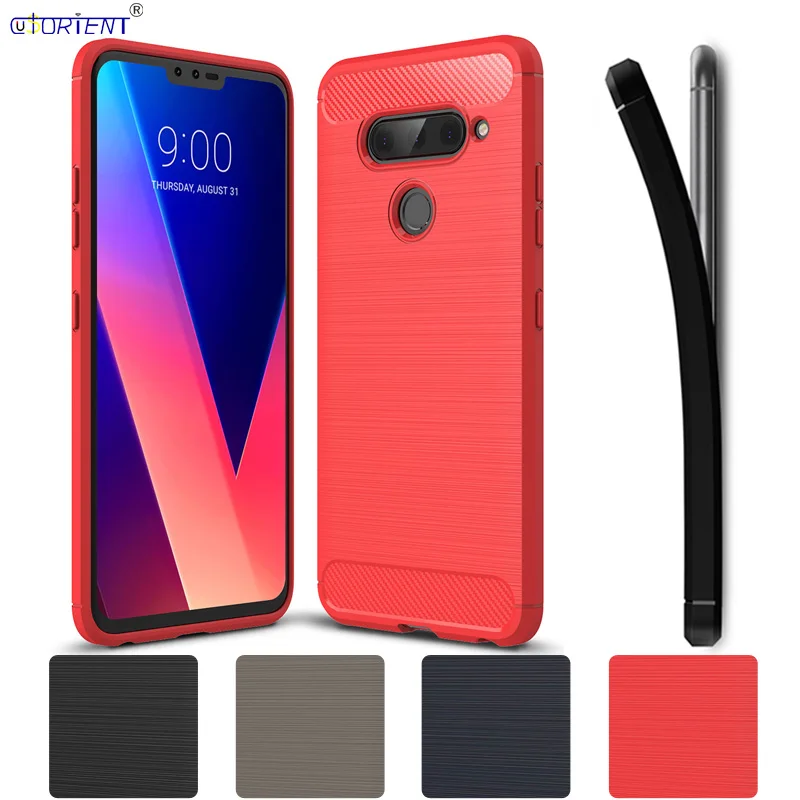 Чехол из мягкого ТПУ для LG V40 V 40 ThinQ V405 LGV40 LMV405EM чехол телефона с рисунком