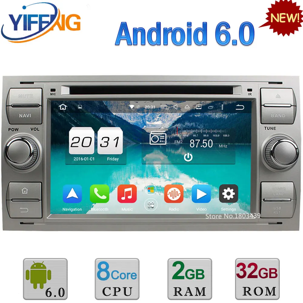 32GB ROM Octa Core WIFI Android 6 0 DAB 4G 4GB RAM Car DVD font b