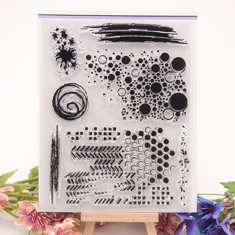 

Creative Painting Transparent Rubber Clear Stamps Silicone Seals for Scrapbooking DIY Photo Album Paper Card Making Template