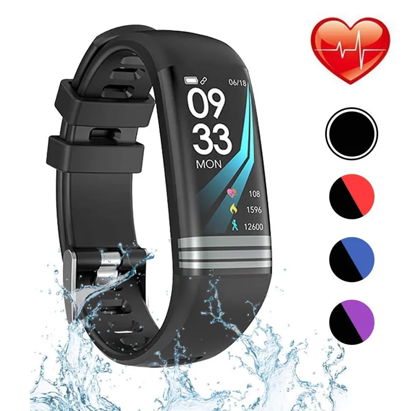0.96'' Color Screen Sports Smart Band 24H Heart Rate Monitor Fitness Tracker Bracelet Wterproof Wristband Men Watches for xiaomi |