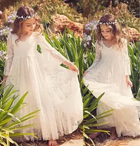 boho beach flower girl dress