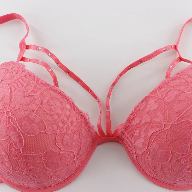 Beauwear сексуальный кружевной бюстгальтер с открытой спиной цветочные Бюстгальтеры для женщин B C нижнее белье на косточках эластичный лифчик женский красивый бюстгальтер