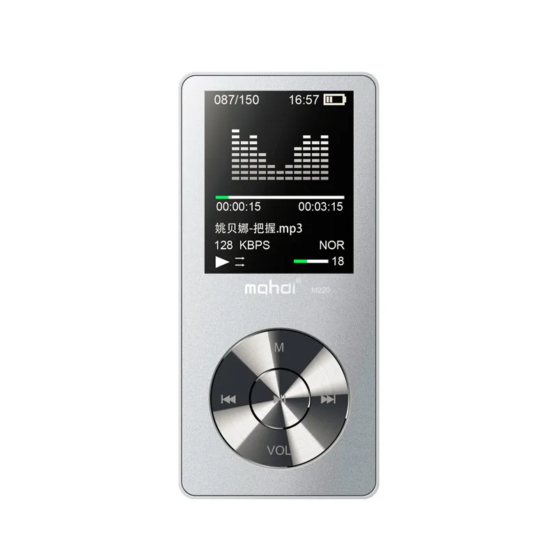NEW Sport MP3 Player With Speaker 8G 80 Hours Full Metal MP3 Music Player With Screen Voice Recorder Video Arm Strap Earphone (2)