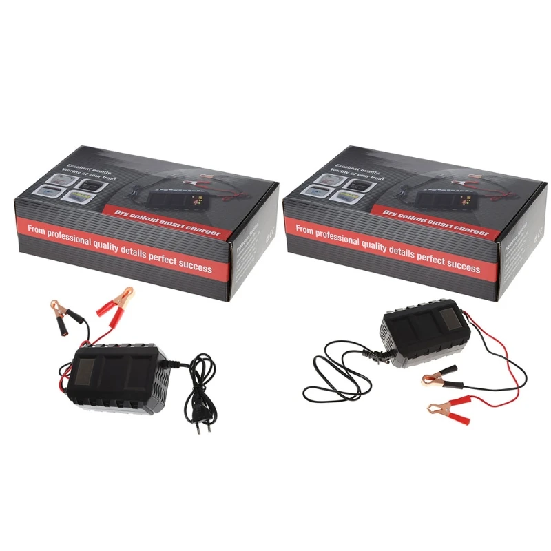 

OOTDTY Intelligent 20A Automobile Battery Lead Acid Battery Charger Car Motorcycle US/EU