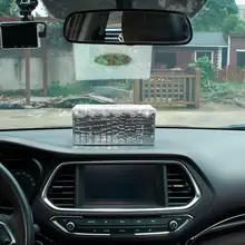 Универсальный автомобильный подлокотник коробка для салфеток из искусственной кожи коробка для бумажных салфеток Органайзер