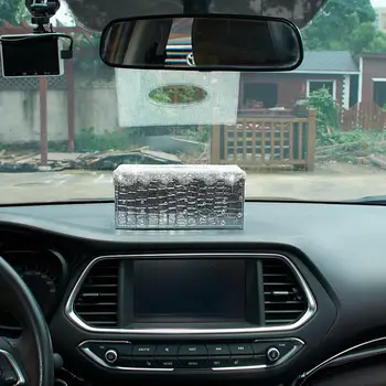 

Universal Car Armrest Box Tissue Box PU Leather Paper Napkin Box Organizer