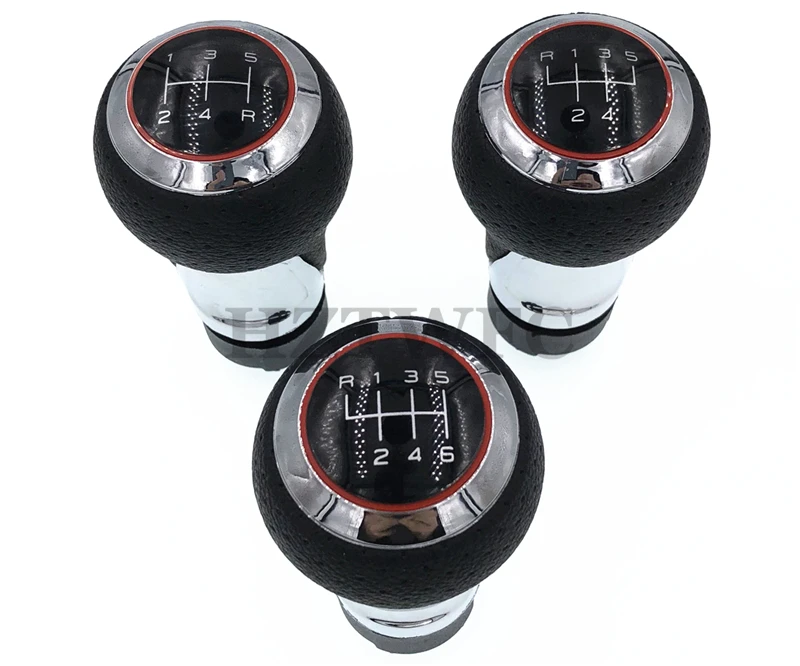 High Quality Car 5 6 Speed Leather Gear Shift Knob For Audi A4 S4 B8 8K A5 8T Q5 8R S Line 2007