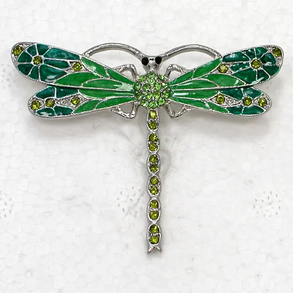 Dragonfly Brooch Rhinestone Enamel Pin Brooches C369 K Brooches