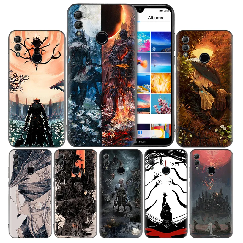 

Bloodborne Anime Silicone Case Cover for Huawei Honor 8X 8C 8A 8S 10 10i 20i 20 Play Y9 Y7 Y6 Y5 Lite Pro 2018 2019 Phone Bumper