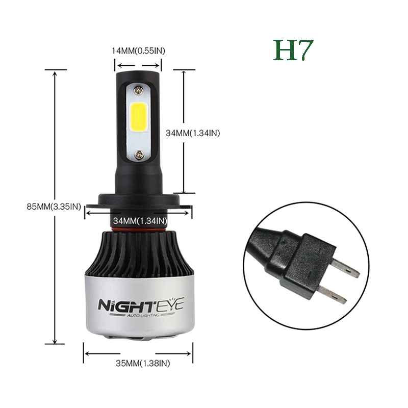 Emissor de Luz para Cabeza Emissor de Luz Led para o Diodo 9005 9006 Hb4 Hb3 Diodo 12v Auto Luzes h3 h4 H11 h8 h9 11 Lâmpadas do farol do carro (LED)