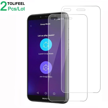 

2Pcs Tempered Glass For Huawei P9 Lite Mini Screen Protector 9H 2.5D Phone On Protective Glass For Huawei Y6 Pro 2017 Glass
