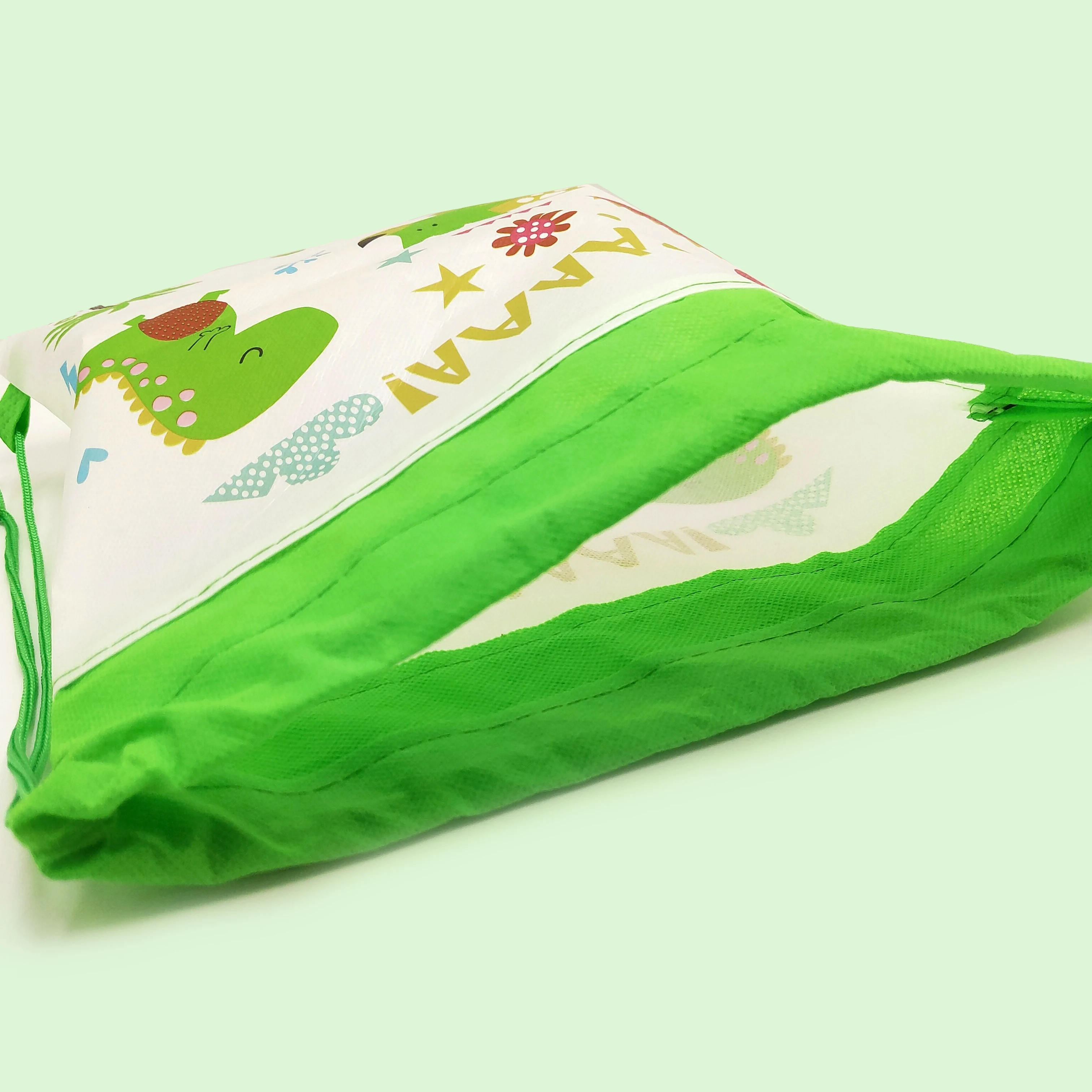 

Dinosaur Happy Birthday Party Backpack Cartoon Theme Mochila Decora Baby shower Baby Shower Drawstring Gifts Bag