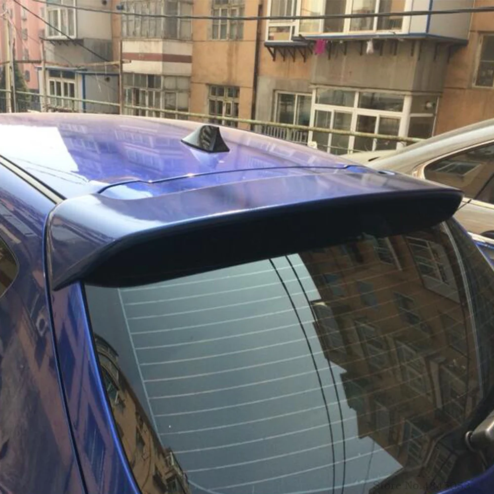 Автомобильный Черный спойлер для MAZDA 3 хэтчбека 2006 2013 высококачественный АБС