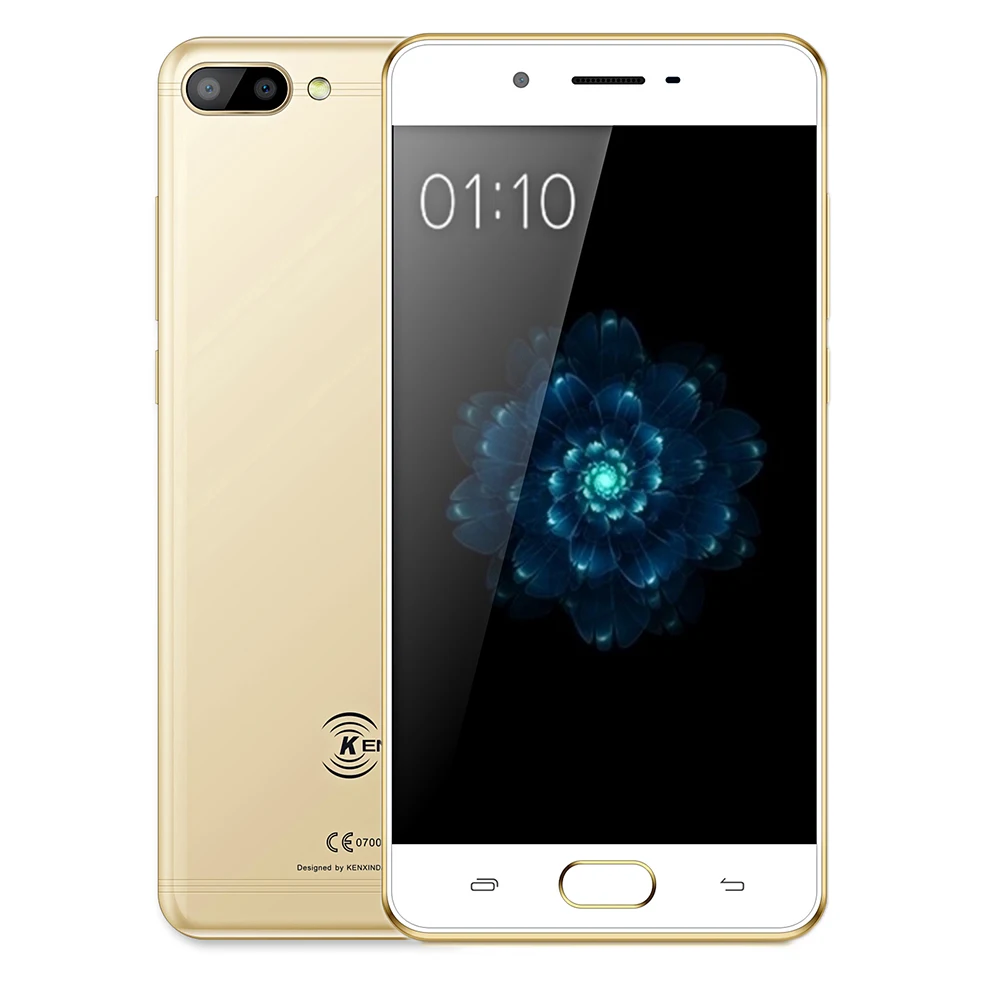 Kenxinda X6 5.0 ''HD Экран Android 7.0 mtk6737 4 ядра 1.3 ГГц 3 ГБ + 32 8MP 13MP двойной сзади камеры г