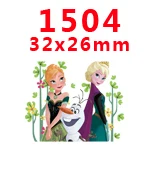 PR-1504 Наборы для творчества Герой мультфильма с плоской задней частью Плоские наклейки 30 штук. PR-184-1516 - Цвет: PR-1504