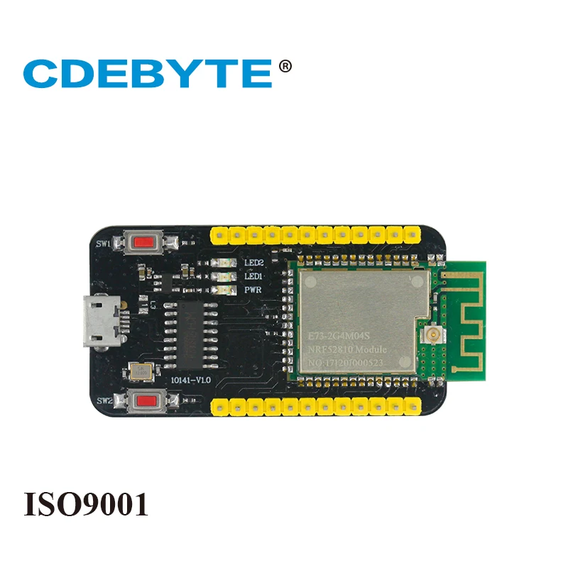 E73-TBA тесты доска Малый размеры Bluetooth ARM nRF52810 2,4 ГГц 2,5 МВт IPX PCB телевизионные антенны IoT uhf беспроводной трансивер SMD передатчик