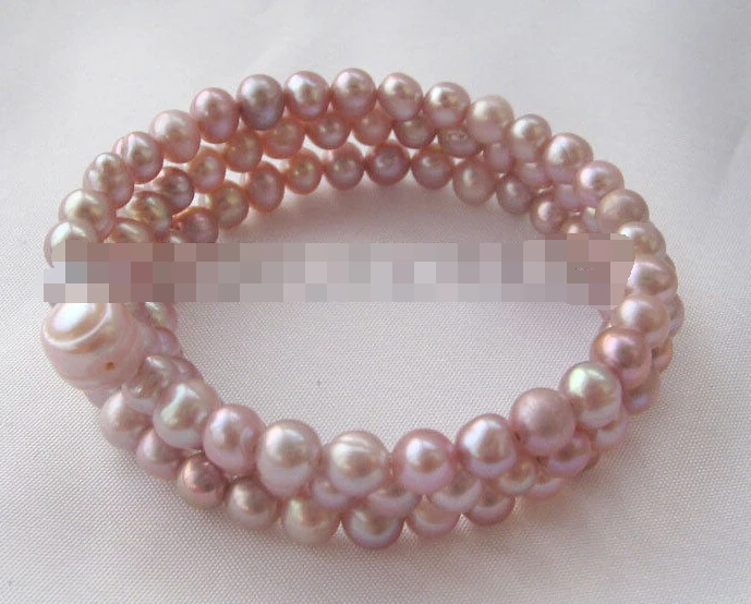 

FREE SHIPPING>>>@@ 0966 purple freshwater pearl bracelet