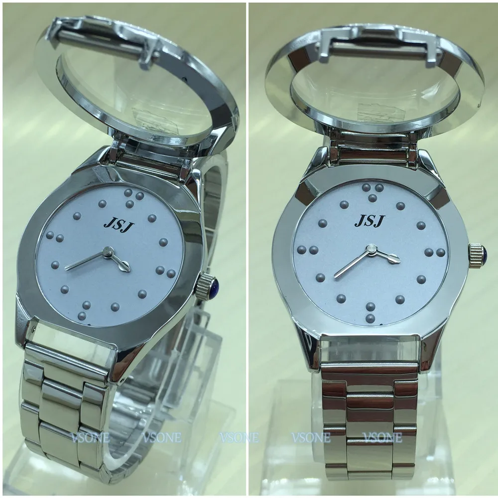 Tactile Braille Watch for Blind People or the Elderly Grey Dial (for man) 5