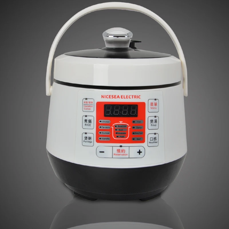 

110~127V 700W Mini 2L Multifunction Intelligent Electric Rice Cooker Microcomputer Control For Household Student Office
