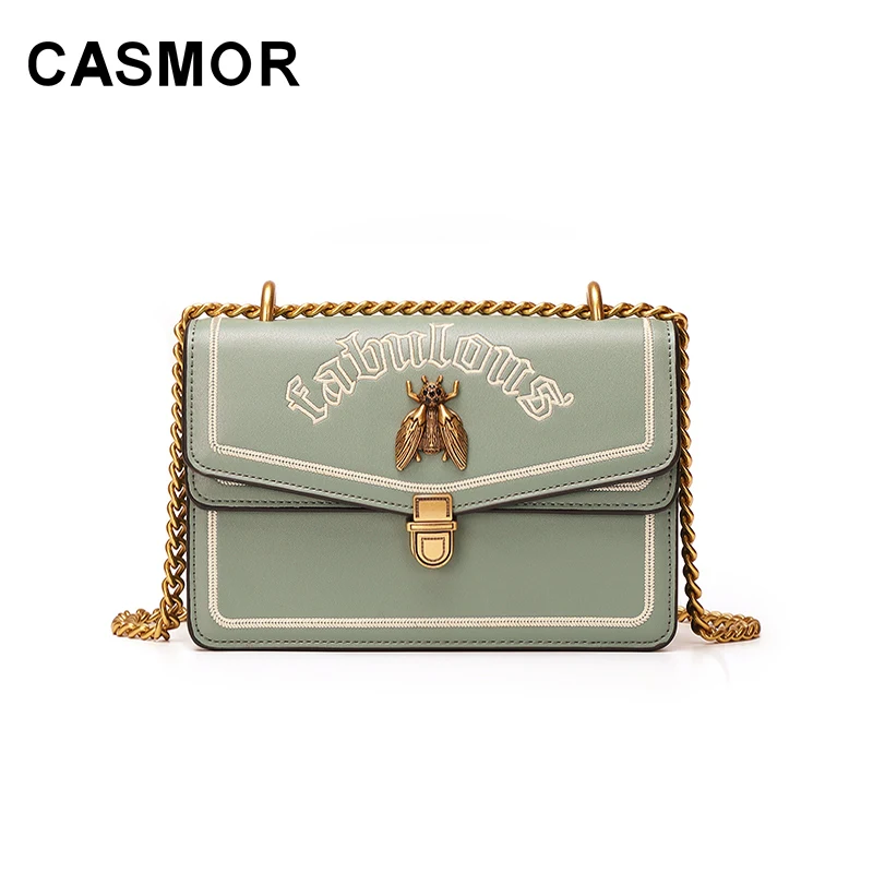 Сумка на плечо CASMOR женская кожаная модный саквояж известного дизайнера в стиле