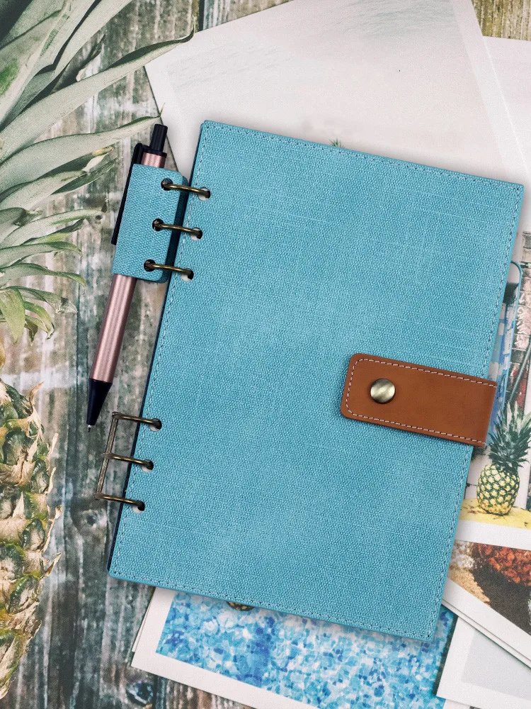 

A5 Notebook Looseleaf Removable Creative Hand Book Simple Retro Diary Book Classical Chinese Style Literary And Artistic