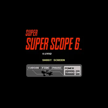 

Super Scope 6 NTSC Version 16 Bit 46 Pin Big Gray Game Card For USA Game Players