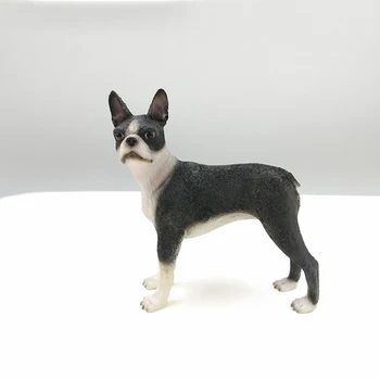 

Discount Sale Resin Craft Figurine Artificial Arts Boston Terrier Resin Crafts For Home Decoration