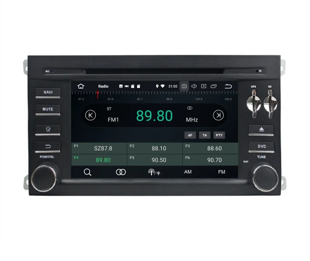 Sale 4GB RAM Octa Core 2 din 7" Android 8.0 Car Radio DVD Player for Porsche Cayenne 2003-2010 With GPS Bluetooth WIFI USB 32GB ROM 0