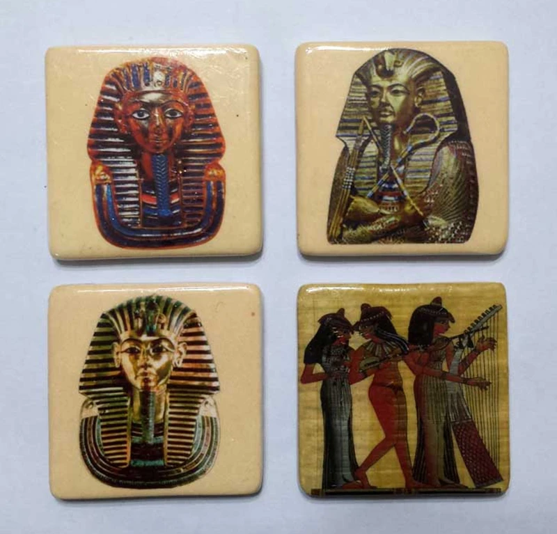 Grade Ceramic Creative Egypt Culture 3D Fridge World Tourism