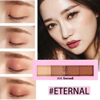 

3CE EUNHYE HOUSE Brand Hot 4 Colors Eye Shadow Matte Natural Shimmer Eyes Make-up Beauty tools Makeup Palette Eye Shadow